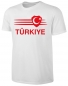 Preview: Türkei T-Shirt Kinder Fußball WM EM Fan Shirt Weiß