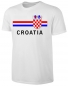 Preview: Kroatien T-Shirt Kinder Fußball WM EM Fan Shirt Weiß