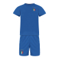Preview: Italien Kinder Sport Trikot Set - Fußball EM WM Fan Zweiteiler Italia - Blau