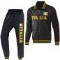 Preview: Italien Kinder Sport Trainingsanzug Fußball WM EM Fan Jogging Zweiteiler Schwarz