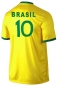 Mobile Preview: Kinder Brasilien Sport Trikot Fußball WM EM Fan Set Dreiteilig Gelb Blau