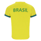 Preview: Brasilien Sport Trikot - Fußball WM EM Fan Shirt Oberteil Brasil - Gelb