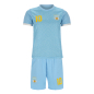 Preview: Argentinien Kinder Sport Trikot Set - Fußball WM EM Fan Zweiteiler Argentina - Hellblau