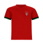 Preview: Portugal Kinder Sport Trikot Set - Fußball WM EM Fan Zweiteiler - Rot