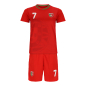 Preview: Portugal Kinder Sport Trikot Set - Fußball WM EM Fan Zweiteiler - Rot