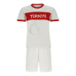 Preview: Türkei Kinder Sport Trikot Set - Fußball WM EM Fan Zweiteiler Türkiye - Weiß