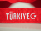 Preview: Türkei Schildmütze Fußball Fan Snapback Basecap Weiss Schwarz Rot