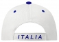 Preview: Italien Schildmütze Fußball Fan Basecap Blau Weiss Schwarz