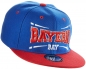 Preview: Bayern Fußball Fan Snapback Basecap Baseball Cap Schildmütze Blau Rot