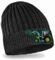 Preview: Traktor Strickmütze Kinder Beanie Grüner Frontlader