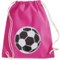 Preview: Kinder Turnbeutel Wendepailletten Fußball Sportbeutel Sportsack Turnsack Gymbag Gymsack Pink