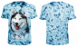 Preview: T-Shirt Alaskan Malamute Schlittenhund Batik Shirt
