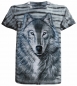Preview: T-Shirt Wolf Wolfskopf Batik Wölfe Shirt