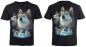 Preview: T-Shirt Husky Siberian Wölfe Wolfsrudel Shirt