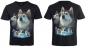 Preview: T-Shirt Husky Siberean Wölfe Wolfsrudel Shirt