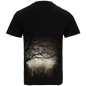 Preview: T-Shirt Wolf im Vollmond - Damen Herren Heulende Wölfe Shirt - Schwarz
