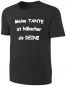 Preview: Kinder Sprüche T-Shirt Meine Tante ist hübscher als deine - Schwarz