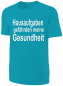 Preview: Kinder Sprüche T-Shirt Hausaufgaben gefährden meine Gesundheit - Türkis
