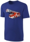 Preview: Kinder Feuerwehr T-Shirt - Feuerwehrauto Shirt - Blau