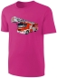 Preview: Kinder Feuerwehr T-Shirt - Feuerwehrauto Shirt Mädchen - Pink