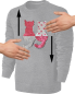 Preview: Kinder Wendepailletten Katzen Sweatshirt - Katze Streichel Pullover Pulli Hoodie Mädchen - Grau