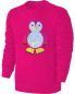 Preview: Kinder Pinguin Wendepailletten Sweatshirt - Mädchen Streichel Pullover Pulli Hoodie - Pink