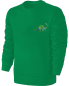 Preview: Kinder Langhals Dino Stickerei Sweatshirt - Dinosaurier Pullover Pulli Hoodie - Grün