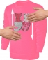 Preview: Kinder Wende Pailletten Sweatshirt Katzen Mädchen Streichel Pullover Pink