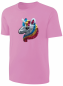 Preview: Mädchen Wendepailletten T-Shirt Einhorn - Kinder Streichel-Shirt - Rosa