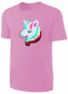 Preview: Mädchen Wendepailletten T-Shirt Einhorn - Kinder Streichel-Shirt - Rosa
