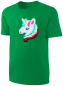 Preview: Kinder Einhorn Wendepailletten T-Shirt - Unicorn Streichel-Shirt - Grün