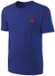 Preview: Kinder Erdbeere Stickerei T-Shirt - Früchte Shirt Blau