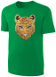Preview: Kinder Schwarzer Panther Wendepailletten T-Shirt - Leopard Jaguar Streichel-Shirt - Grün