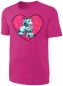 Preview: Mädchen T-Shirt Wende Pailletten Einhorn Herz Streichel Shirt Pink