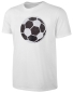 Preview: Kinder Fußball Wendepailletten T-Shirt - EM WM Fussball Streichel Shirt - Weiß