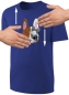 Preview: Kinder Hase Wendepailletten T-Shirt - Kaninchen Hasen Streichel-Shirt - Blau