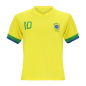 Preview: Brasilien Kinder Trikot Set - Fußball WM EM Fan Zweiteiler - Gelb Blau