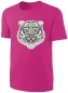 Preview: Kinder Wendepailletten T-Shirt Tiger - Streichel Shirt Mädchen - Pink