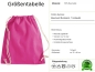 Preview: Kinder Turnbeutel Wendepailletten Hase - Mädchen Sportbeutel Hasen Turnsack - Pink