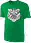 Preview: Kinder Wendepailletten T-Shirt Tiger - Streichel Shirt - Grün
