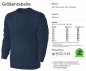 Preview: Kinder Fußball Wendepailletten Sweatshirt - EM WM Fussball Streichel Pullover Pulli Hoodie - Navy Blue Blau Dunkelblau