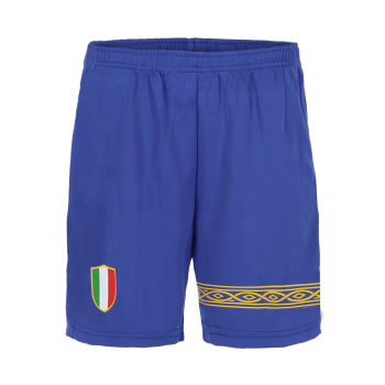 Preview: Italien Kinder Fußball Trikot Set - WM EM Fan Sport Zweiteiler Italia - Blau