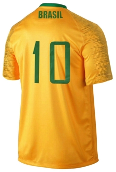 Brasilien Kinder Trikot Set Retro 2 tlg. Fußball WM EM Fan Zweiteiler Gelb Blau Größe 92-98