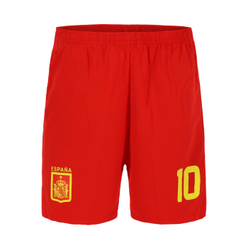 Preview: Spanien Kinder Sport Trikot Set - Fußball WM EM Fan Zweiteiler España - Rot
