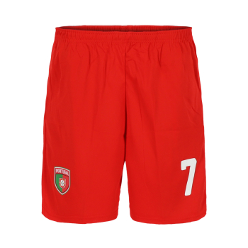 Preview: Portugal Kinder Sport Trikot Set - Fußball WM EM Fan Zweiteiler - Rot