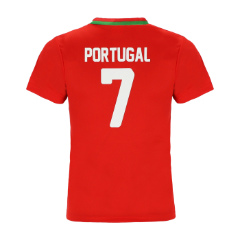 Preview: Portugal Sport Trikot - Fußball WM EM Fan Shirt Oberteil - Rot