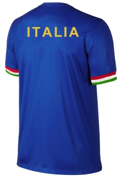 Italien Kinder Trikot Set Fußball WM EM Fan Zweiteiler Blau Größe 92-98