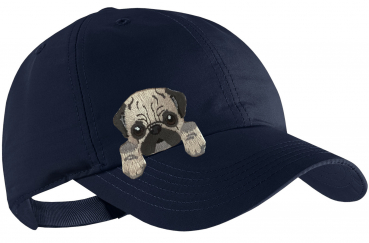 Mops Schildmütze Kinder Base Cap Hunde Sommerkappe