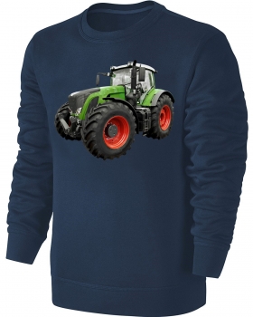 Traktor Sweatshirt Schlepper Pullover Blau