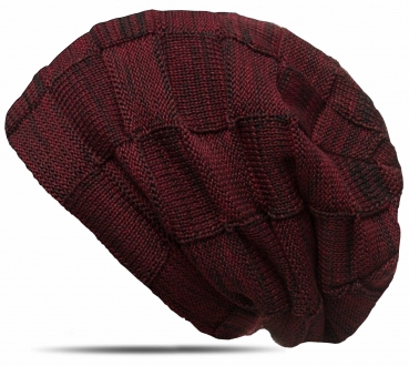 Beanie Winter Strick Mütze mit warmem Fleece